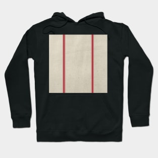 Country Gifts Style Beige & Red Stripes Farmhouse Home Decor Gifts Hoodie